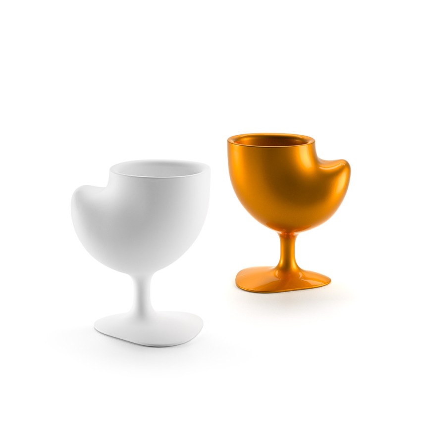 Vaso di design per interni DROP Ø69 H73 - PLUST