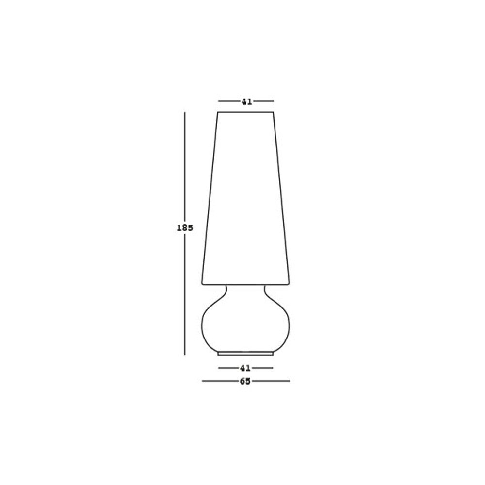 Fade Lamp lampada da terra grande design moderno interno esterno