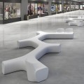 Sedia modulare polietilene design moderno interno esterno Jetlag C1