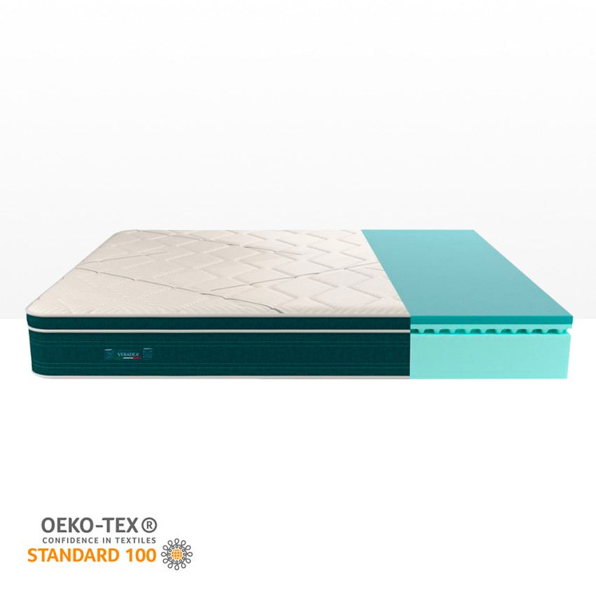 Memory Gel Veradea materasso piazza e mezza Memory Foam 120x190cm