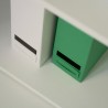 Libreria ufficio design bianco 5 vani mensole regolabili Kbook 5WS Saldi