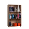 Libreria bassa ufficio 3 vani 2 mensole regolabili legno Kbook 3SS Offerta