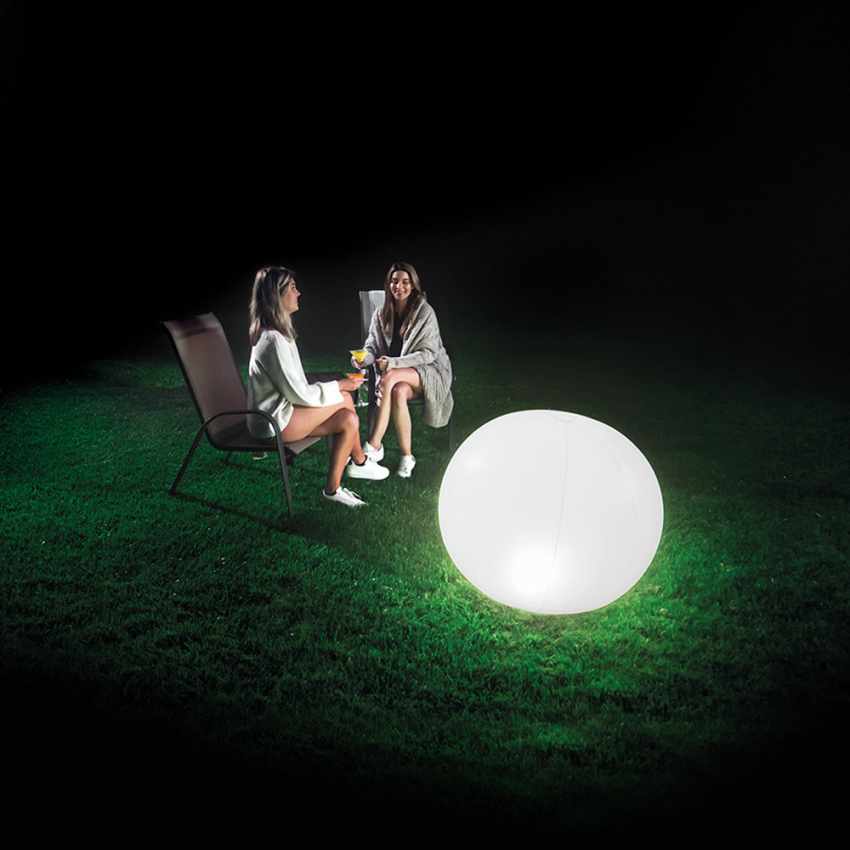 Intex 68695 Led Floating Light Pool Garden Sphere Lamp For Indoor And Outdoor