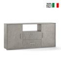 Madia 2 ante 2 cassetti credenza cucina soggiorno moderno Selena Stock
