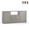 Madia 2 ante 2 cassetti credenza cucina soggiorno moderno Selena Stock