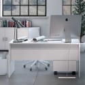 Scrivania design ufficio studio moderno smart working Regular 120 Sconti