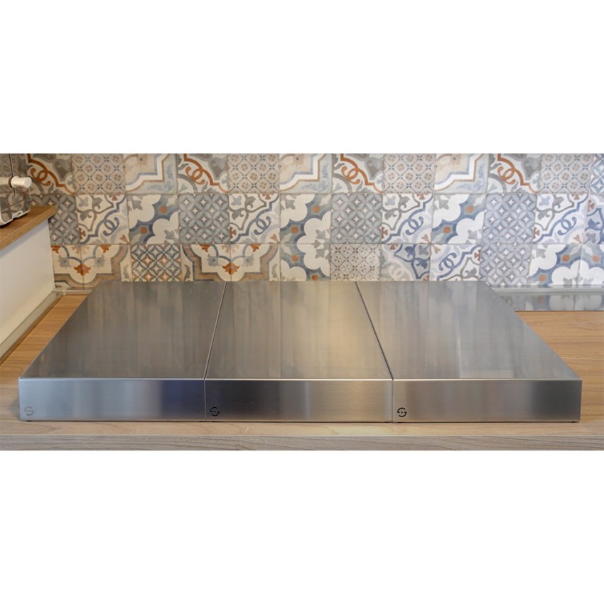 Copri Fornelli da Cucina 56,5x30x7,5 cm in Ferro Lisa Luxury Plan Plus  Bianco – acquista su Giordano Shop
