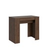 Consolle design allungabile 90x48-308cm tavolo pranzo legno Basic Noix Offerta