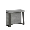 Consolle allungabile 90x40-288cm moderno grigio metallo Asia Concrete Offerta