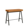 Consolle tavolo sala da pranzo allungabile 90x40-300cm legno Banco Fir Offerta