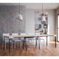 Consolle allungabile 90x40-300cm tavolo sala da pranzo legno Banco Nature Promozione