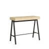 Consolle allungabile 90x40-300cm tavolo sala da pranzo legno Banco Nature Offerta