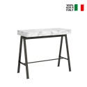 Consolle allungabile marmo 90x40-300cm tavolo design Banco Marble Vendita