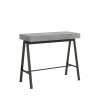 Consolle tavolo allungabile 90x40-300cm grigio Banco Premium Concrete Offerta