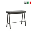 Consolle allungabile tavolo grigio 90x40-300cm Banco Evolution Concrete Vendita