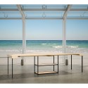 Consolle in legno tavolo allungabile design 90x40-290cm Camelia Nature Catalogo
