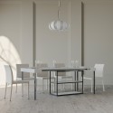 Consolle tavolo allungabile 90x40-196cm legno bianco Plano Small Saldi