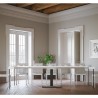 Consolle tavolo da pranzo allungabile 90x40-300cm legno bianco Capital Catalogo