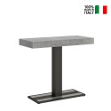 Consolle tavolo allungabile grigio 90x40-300cm Capital Concrete Vendita