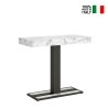 Consolle allungabile marmo 90x40-300cm tavolo design Capital Marble Vendita