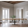 Consolle tavolo sala da pranzo allungabile 90x40-300cm legno Capital Fir Sconti