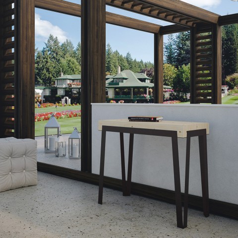 Consolle tavolo allungabile 90x40-190cm Dalia Small Premium Nature