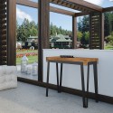 Consolle moderno allungabile tavolo esterno 90x40-290cm Dalia Premium Fir Saldi