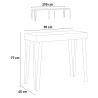 Consolle moderno allungabile tavolo esterno 90x40-290cm Dalia Premium Fir Catalogo