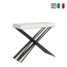 Consolle tavolo allungabile 90x40-196cm legno bianco Diago Small Vendita