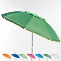 Ombrellone mare spiaggia alluminio 180 cm antivento protezione uv Corsica 