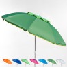 Ombrellone mare spiaggia alluminio 180 cm antivento protezione uv Corsica 