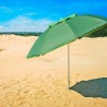 Ombrellone mare spiaggia alluminio 180 cm antivento protezione uv Corsica 