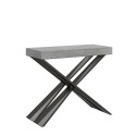 Consolle tavolo grigio allungabile 90x40-300cm Diago Premium Concrete Offerta