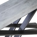 Consolle tavolo grigio allungabile 90x40-300cm Diago Premium Concrete Saldi