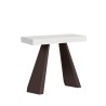 Consolle moderno tavolo allungabile bianco 90x40-196cm Diamante Small Offerta
