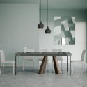 Consolle tavolo allungabile grigio 90x40-196cm Diamante Small Premium Concrete Saldi