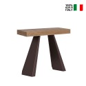Consolle allungabile in legno 90x40-300cm tavolo moderno Diamante Oak Vendita