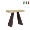 Consolle design moderno tavolo allungabile 90x40-300cm Diamante Nature Vendita