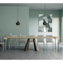Consolle design moderno tavolo allungabile 90x40-300cm Diamante Nature Saldi