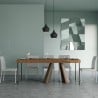 Consolle tavolo da pranzo allungabile 90x40-300cm Diamante Premium Fir Promozione