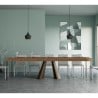Consolle tavolo da pranzo allungabile 90x40-300cm Diamante Premium Fir Saldi