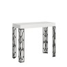 Consolle tavolo bianco allungabile 90x40-196cm legno Ghibli Small Offerta