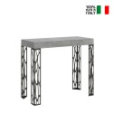 Consolle allungabile 90x40-196cm tavolo grigio Ghibli Small Concrete Vendita
