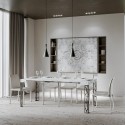 Consolle design moderno allungabile 90x40-300cm tavolo marmo Ghibli Marble Saldi