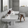 Lavabo sospeso lavandino 60cm ceramica bagno sanitari Geberit Selnova