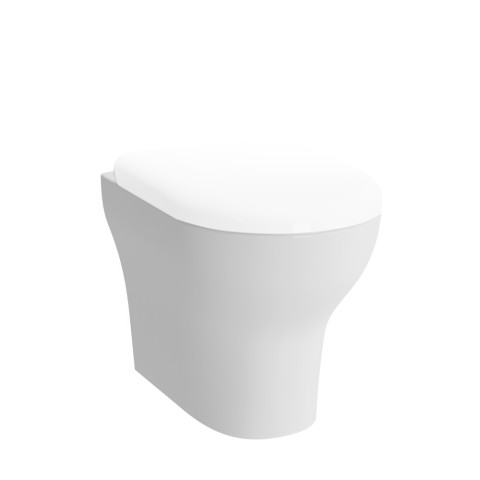 Vaso WC ceramica a terra filomuro scarico parete sanitari Zentrum VitrA