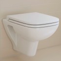Copriwater bianco sedile tavoletta vaso WC bagno sanitari S20 VitrA