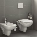 Copriwater bianco sedile tavoletta vaso WC bagno sanitari S20 VitrA