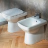 WC vaso a terra scarico verticale orizzontale sanitari Rimfree Geberit Selnova