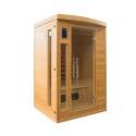 Sauna finlandese in legno da casa 2 posti infrarossi quarzo Apollon 2 Promozione